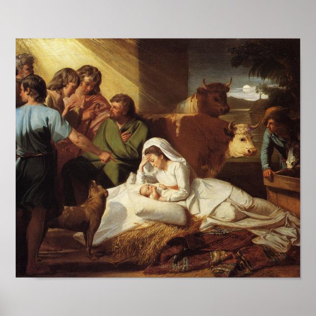 PÔSTER JOHN SINGLETON COPLEY-THE NATIVITY-IMPRESSÃO (Frente)