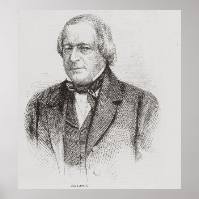 Pôster John Slidell, 1861 (Frente)