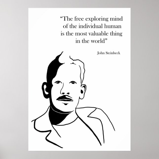 Poster John Steinbeck (Frente)
