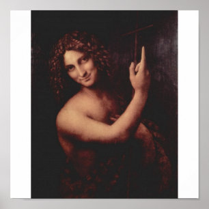 Pôster John The Baptist por Leonardo da Vinci C.
