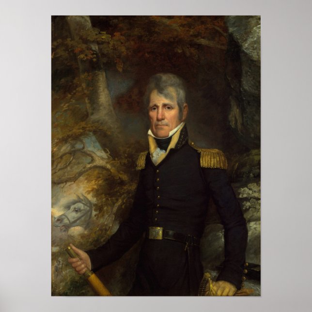 Poster John Wesley Jarvis General Andrew Jackson (Frente)