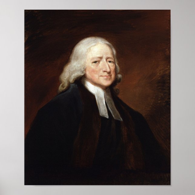 Poster John Wesley Portrait - George Romney (Frente)