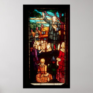 Poster John Wesley que Preaching os evangelho em