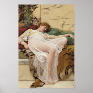 Poster John William Godward - A Siesta