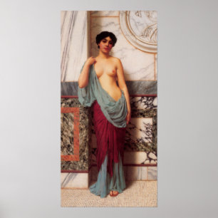 Pôster John William Godward - no Thermae