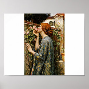 Poster John William Waterhouse - A Alma Do Rosa