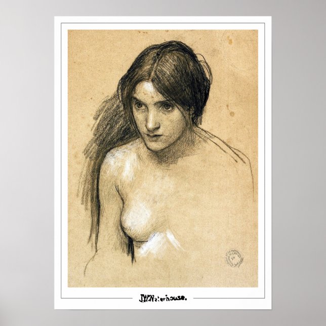 Poster John William Waterhouse Cartaz de Arte Zedign #4 (Frente)