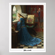 John William Waterhouse Cartaz de Arte Zedign #89