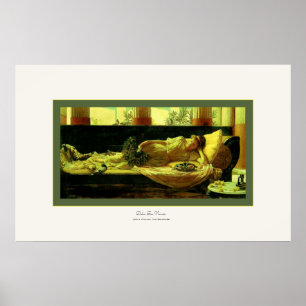 Pôster ~ John William Waterhouse de Dolce Niente distante