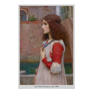 Pôster John William Waterhouse Juliet Shakespeare 1898
