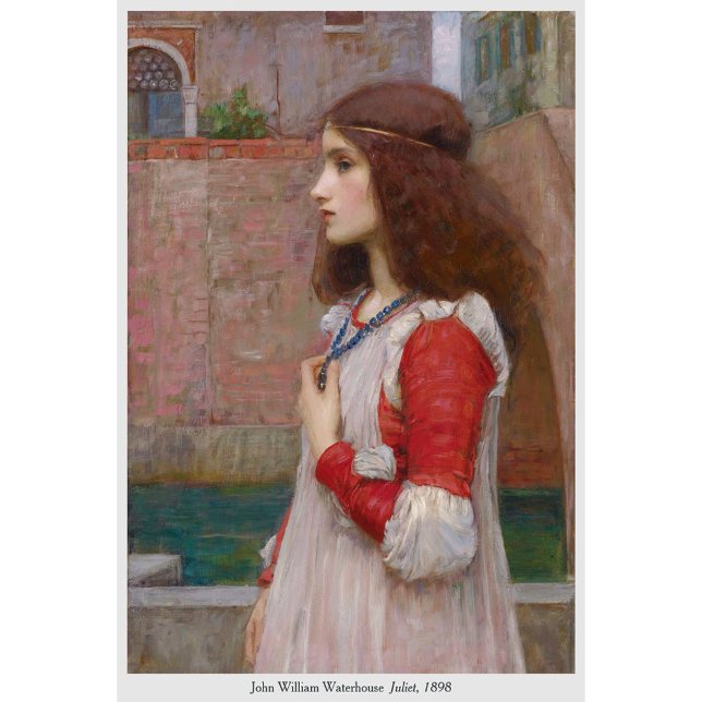 Poster John William Waterhouse Juliet Shakespeare CC1098 (Criador carregado)