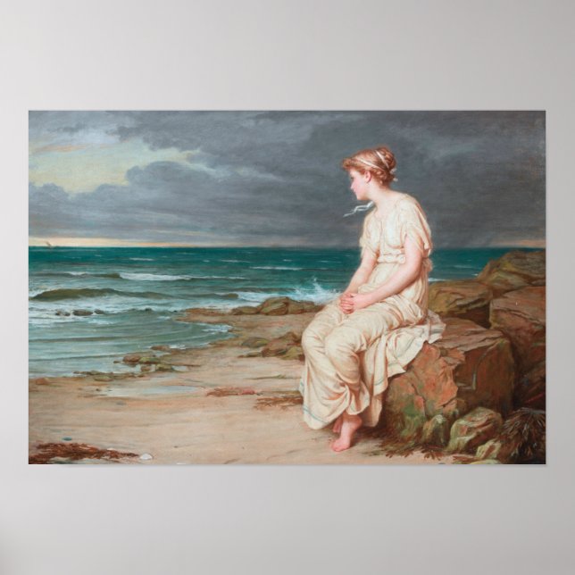 Poster John William Waterhouse - Miranda (Frente)