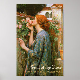 Poster John William Waterhouse Soul da Rosa 1908