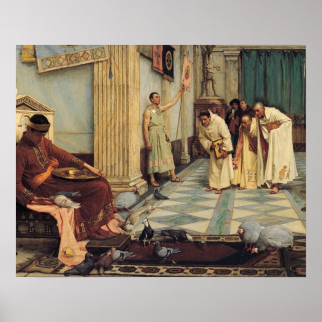 Poster John William Waterhouse - The Favourites... (Frente)