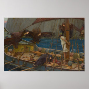 Pôster John William Waterhouse - Ulysses e as sirenes
