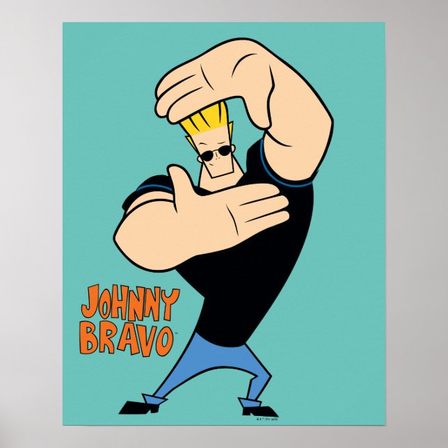 Poster Johnny Bravo Picture Frame Pose (Frente)
