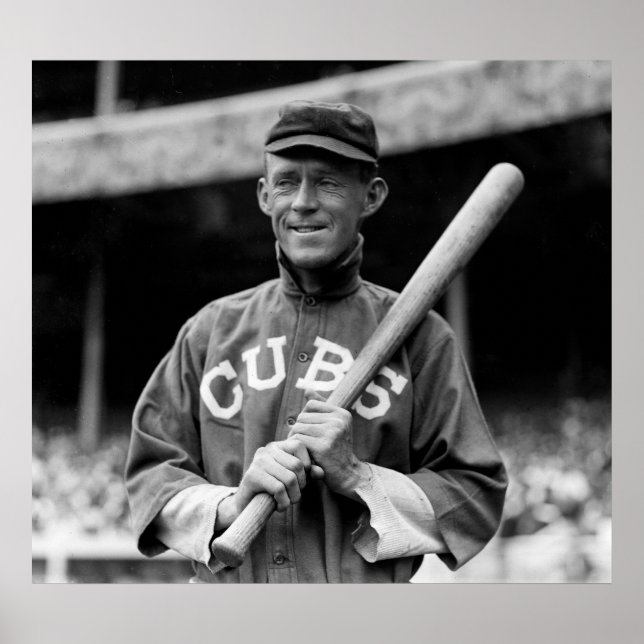 Pôster Johnny Evers, Chicago, 1913 (Frente)