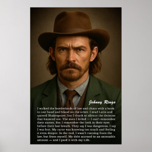 Poster Johnny Ringo - O Gunslinger Educado