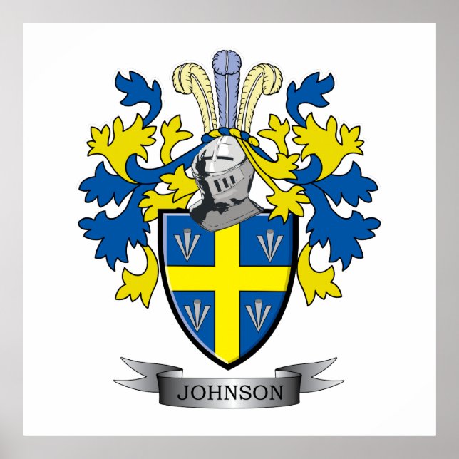 Pôster Johnson Casaco of Arms (Frente)