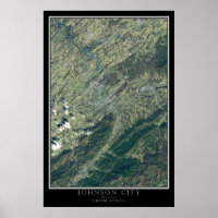Johnson City Tennessee do Space Satellite Map