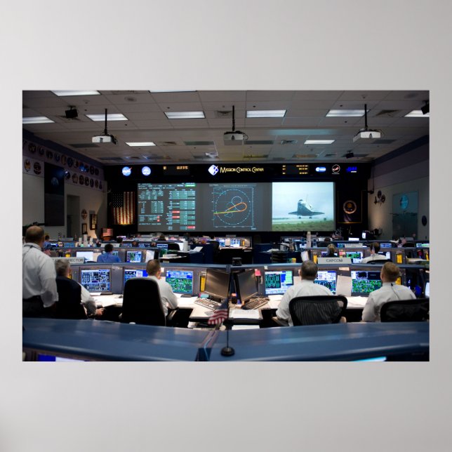Poster Johnson Mission Control Center (Frente)