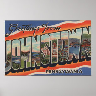 Poster Johnstown, Pensilvânia - grandes cenas 2 da letra