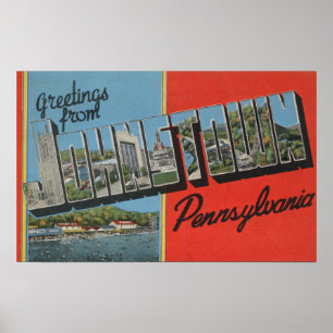 Pôster Johnstown, Pensilvânia - grandes cenas da letra