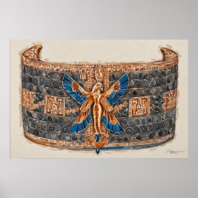 Poster Joias da Rainha Hatshepsut (Frente)