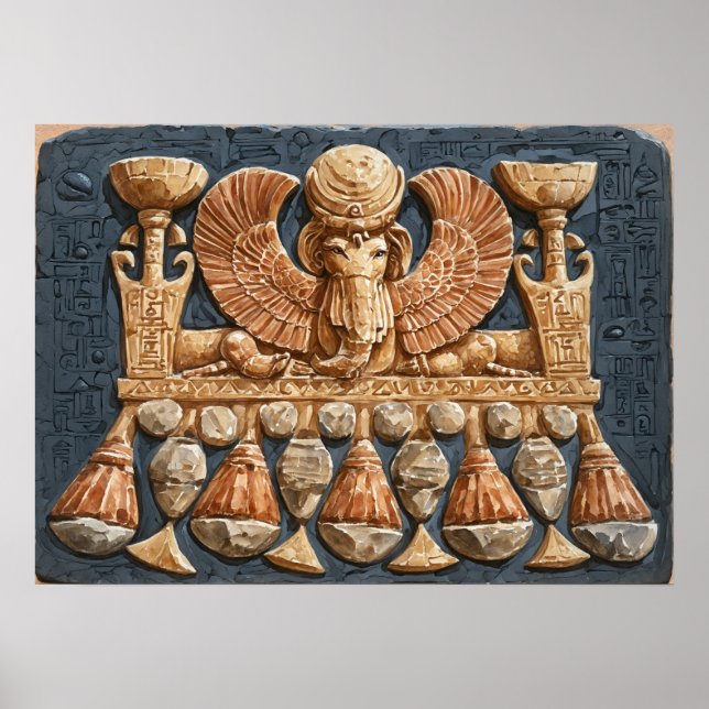 Poster Joias da Rainha Hatshepsut (Frente)