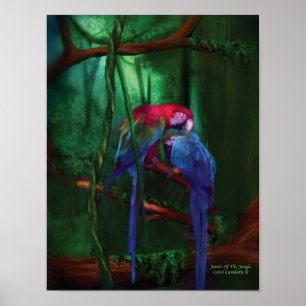 Pôster Jóias do poster/impressão da arte da selva