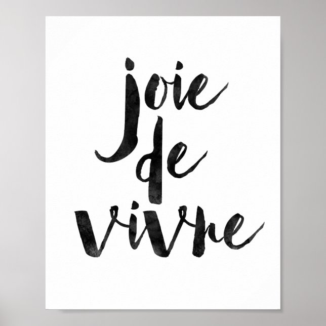 Pôster Joie De Vivre (Frente)