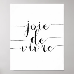 Poster Joie De Vivre