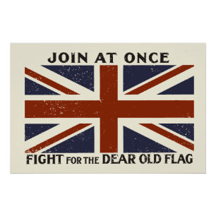 Pôster Join At Once - Fight For The Dear Old Flag
