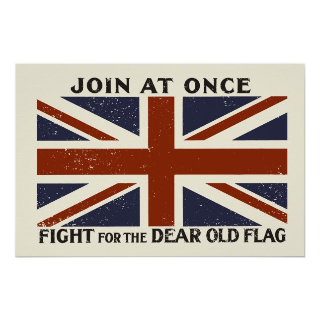 Pôster Join At Once - Fight For The Dear Old Flag (Frente)
