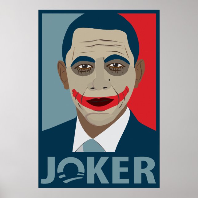 Pôster Joker Anti-Obama (Frente)