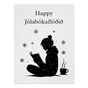 Pôster Jólabókaflóð – Enchente de Livros Islandesa, Prese