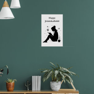 Poster Jolabokaflod - Inundação de Livros na Islândia