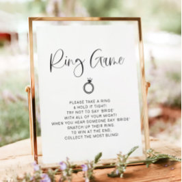 Poster JOLIE Modern Minimalist Chá de panela Game