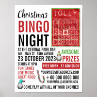 Jolly Christmas, Bingo Night Advertising