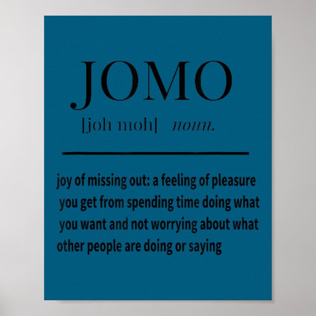 Poster Jomo Daily Motivational &amp; Insrational Shirt  (Frente)