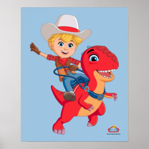 Poster Jon e Blitz   Dino Ranch
