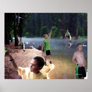 Poster Jon no lago