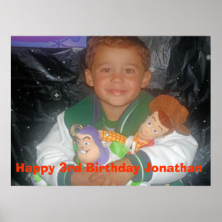 Pôster Jonathan 3º bday Buzz