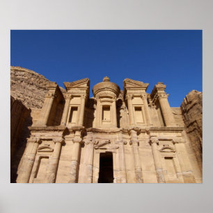 Pôster Jordânia, Petra, O Mosteiro, Al Deir.