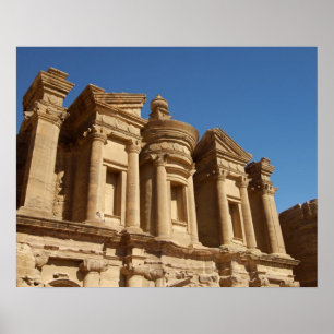 Pôster Jordânia, Petra, O Mosteiro, Al Deir. 2