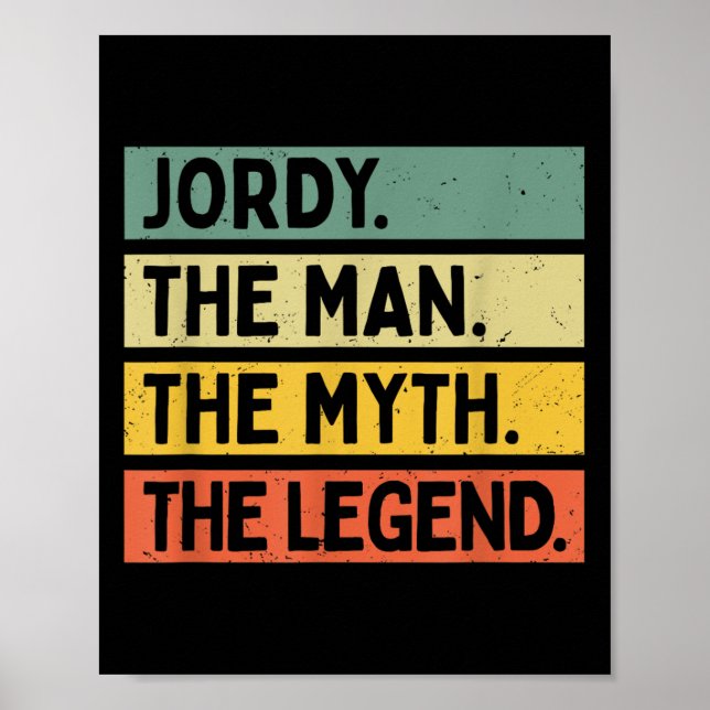 Poster Jordy O Homem O Mito A Legenda Engraçada Personali (Frente)
