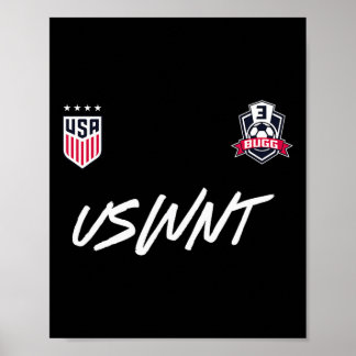 Poster Jordyn Bugg 3 Navy Uswnt Licença Oficial