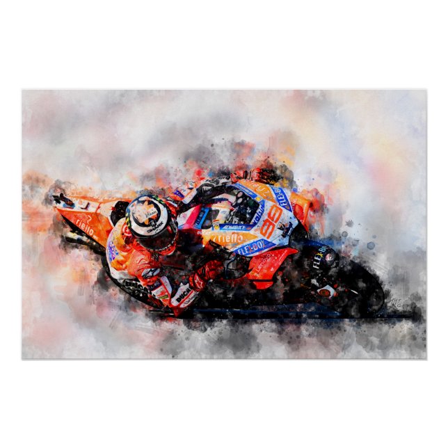 Pôster Jorge Lorenzo (Frente)