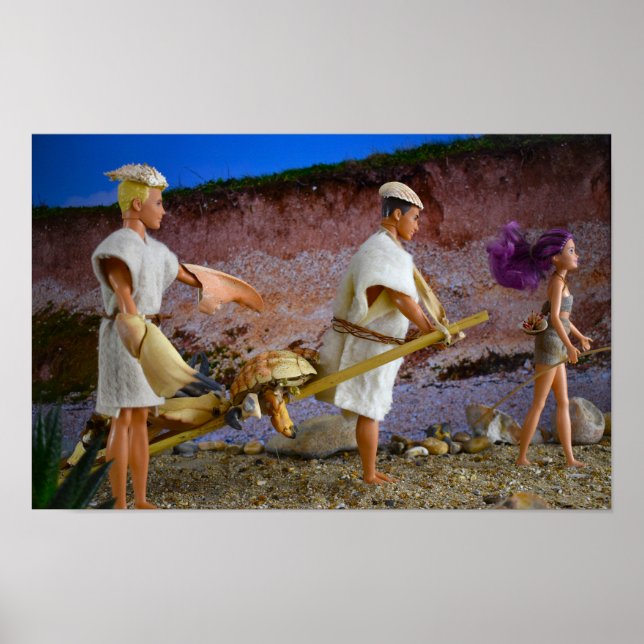 Poster Jornada aos Campos de Caça. (Frente)