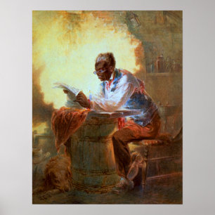Pôster Jornal da leitura pela luz de vela